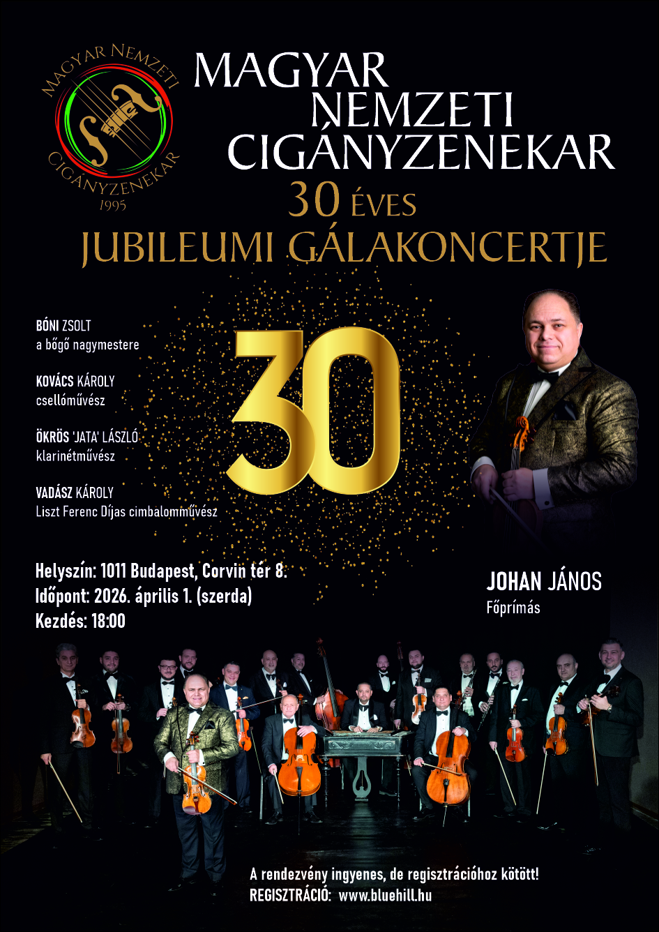Magyar Nemzeti Cigányzenekar Gálakoncert
