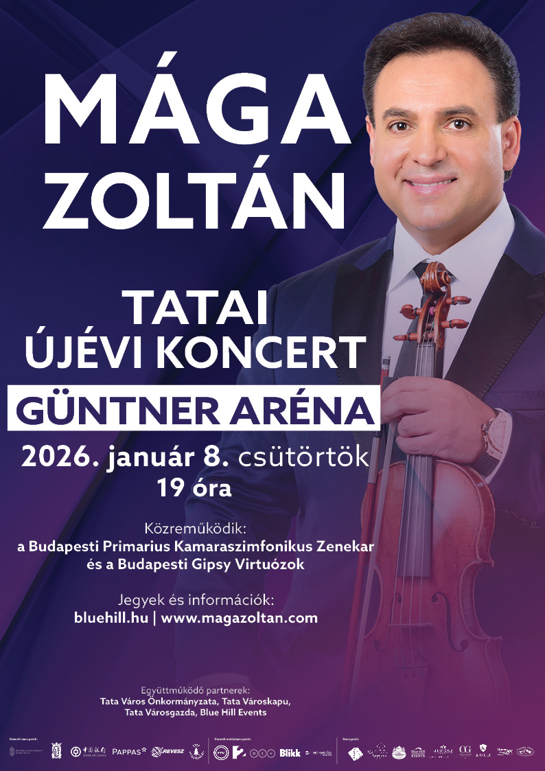 MÁGA ZOLTÁN – Újévi koncert Tatán