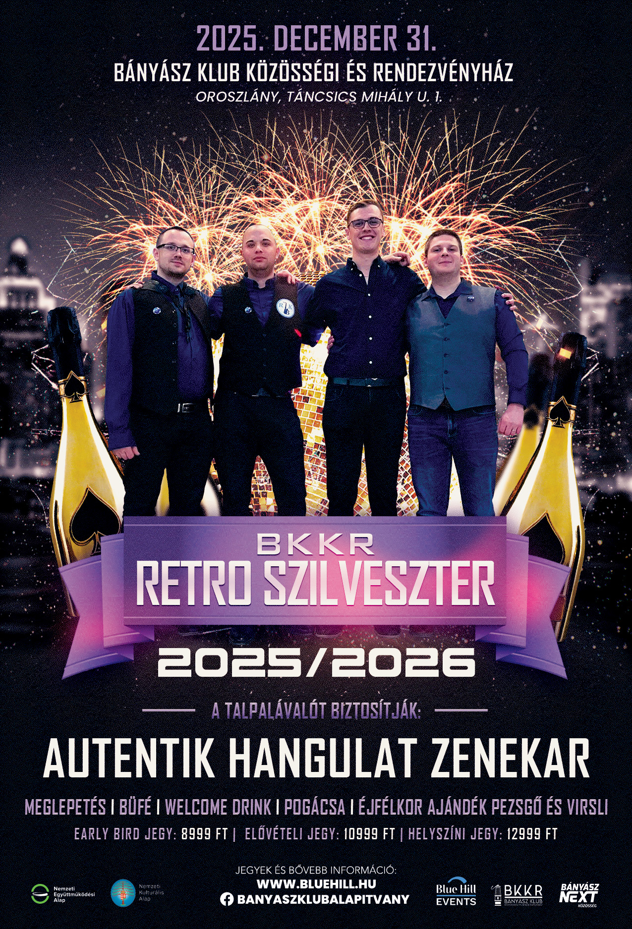 BKKR Retro Szilveszter 2025/2026 – Oroszlány